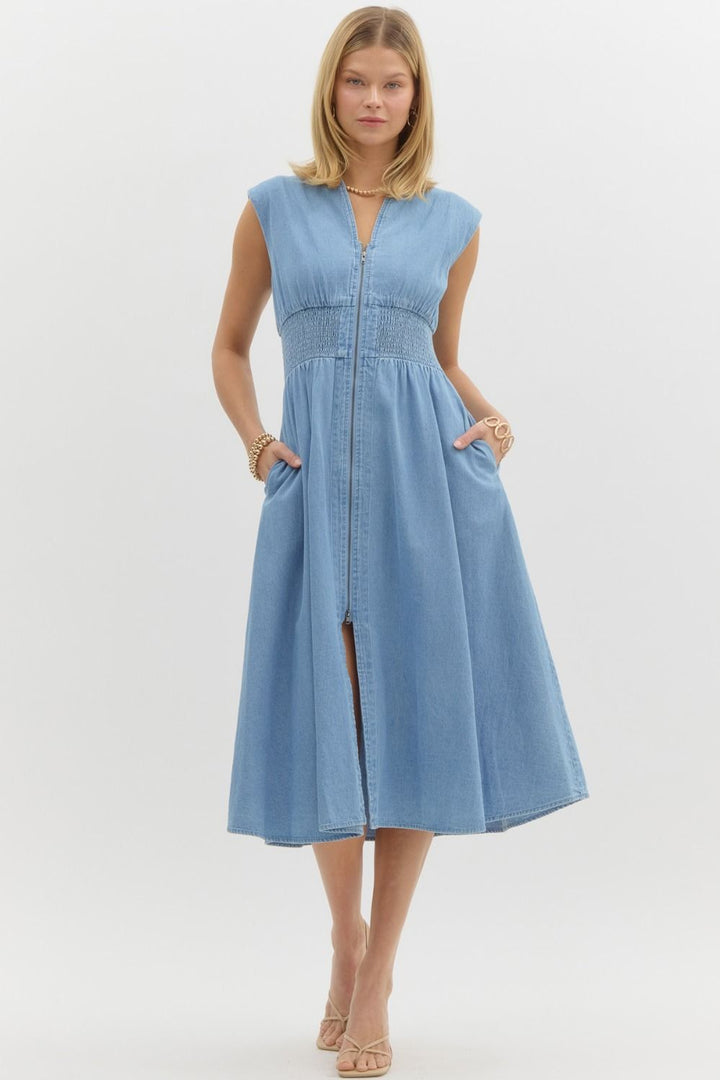 Denim Days Midi Dress