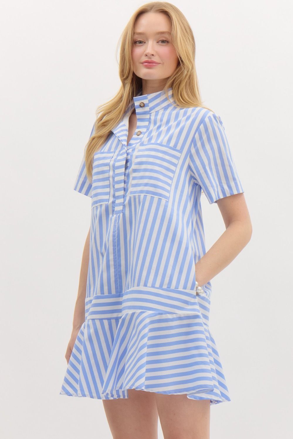 Stripe Mini Dress