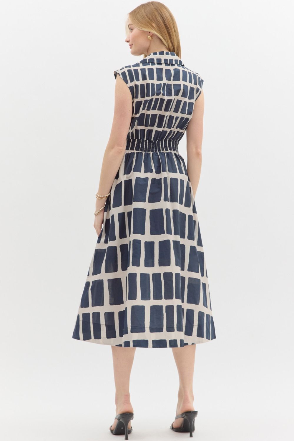 Navy Midi Dress