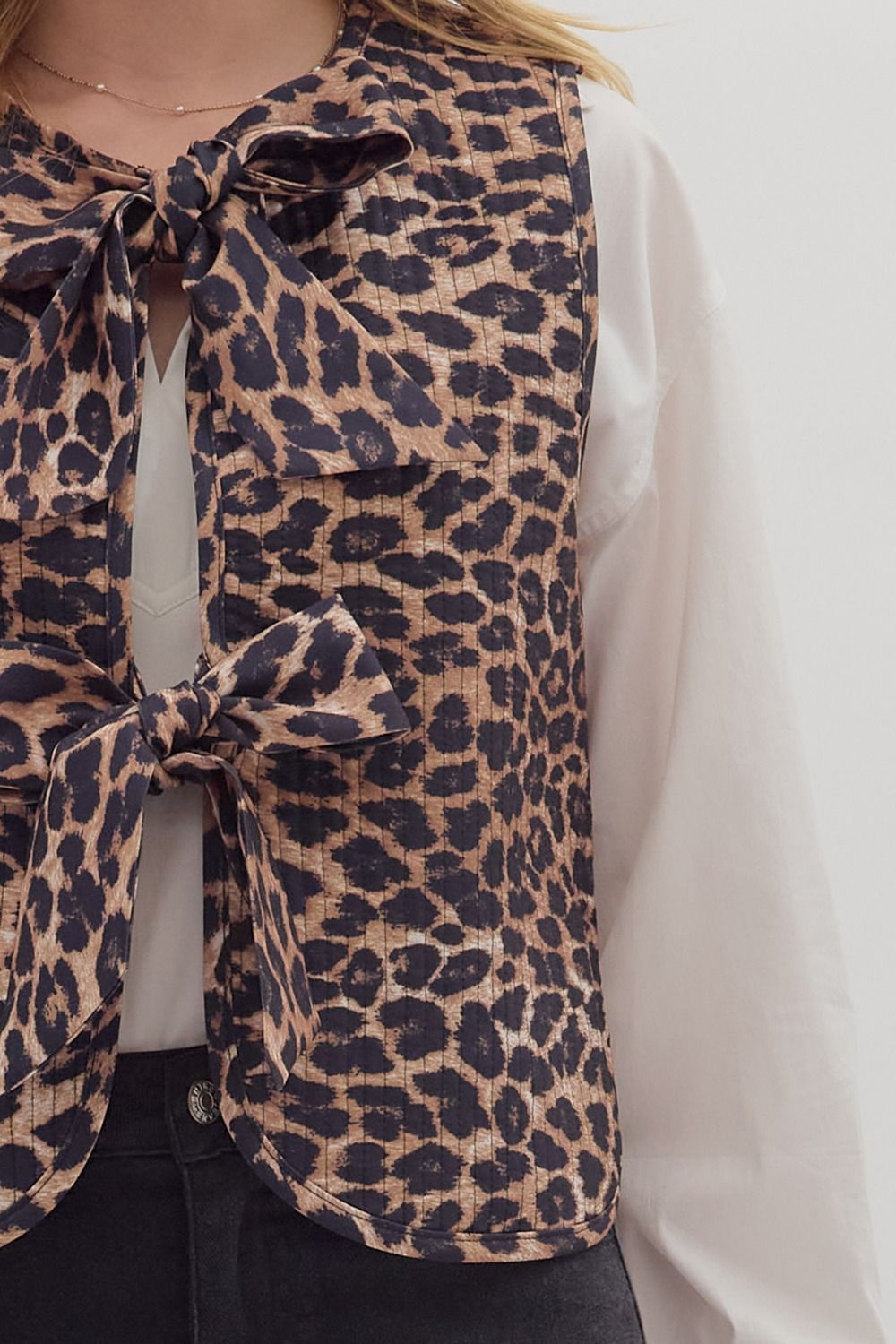 Leopard Vest Top