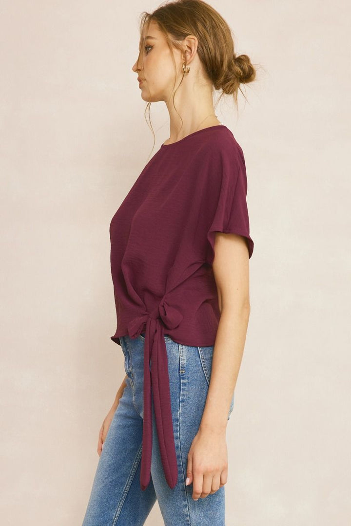 Solid Top With Self-Tie