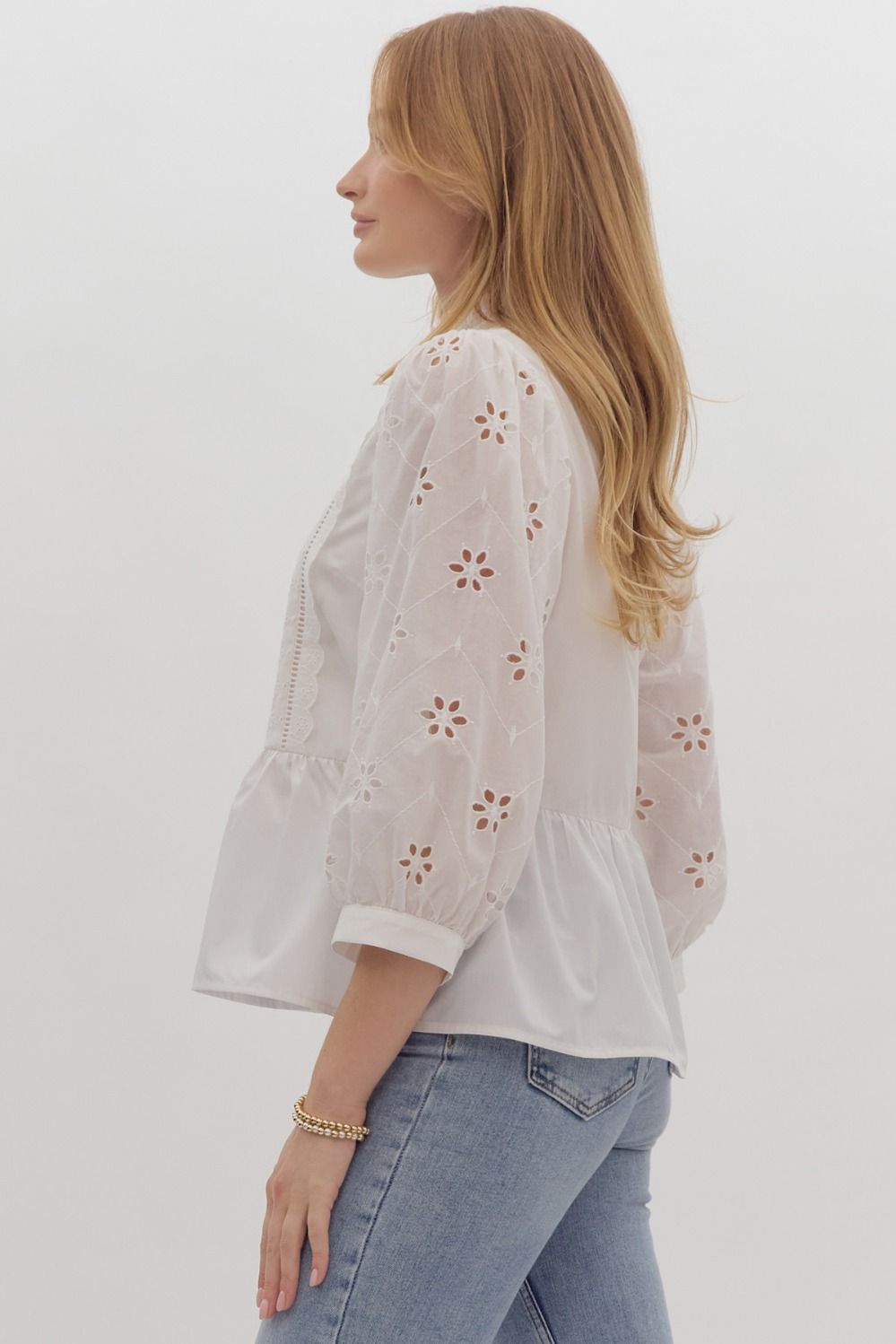 Eyelet Lace Blouse