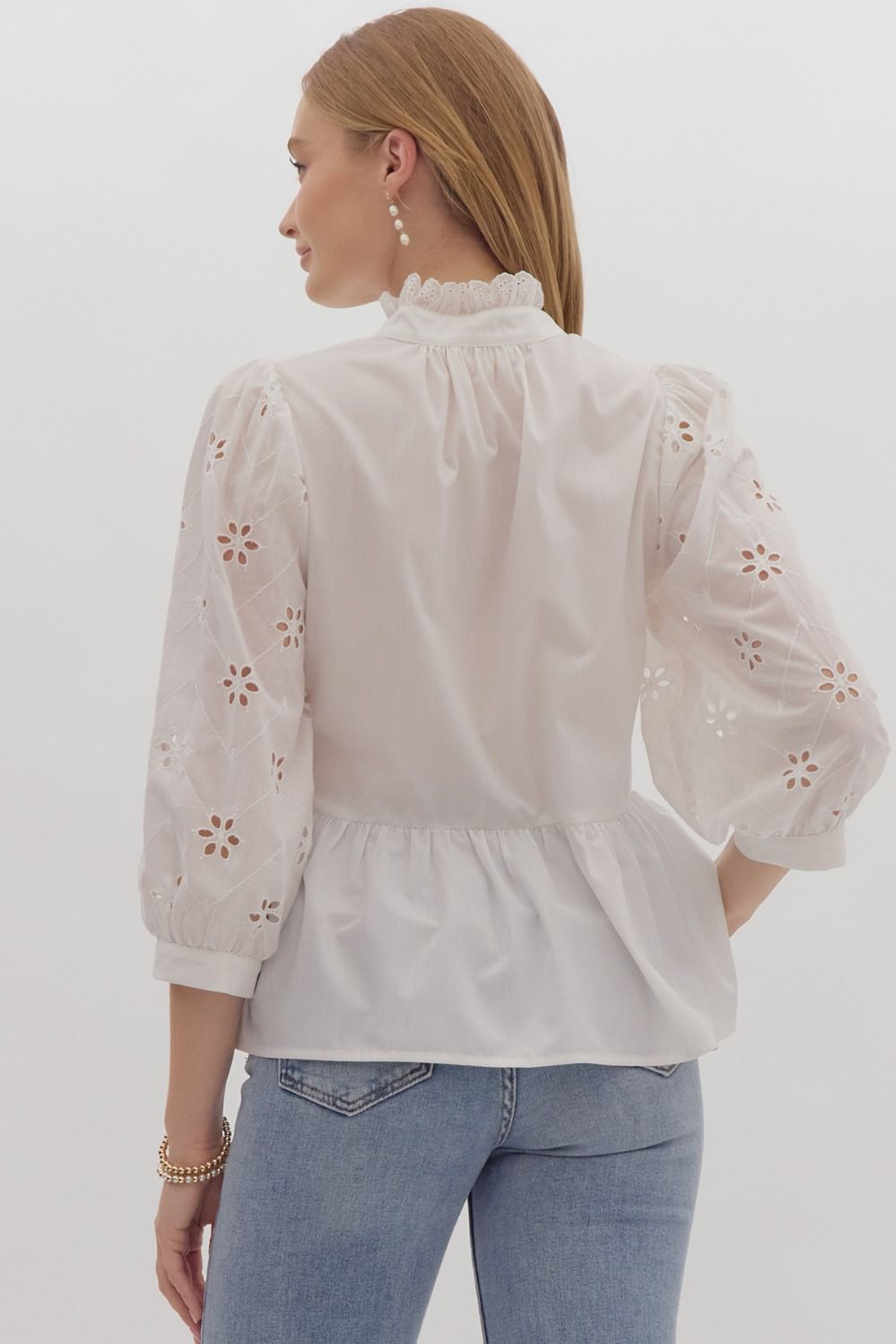 Eyelet Lace Blouse