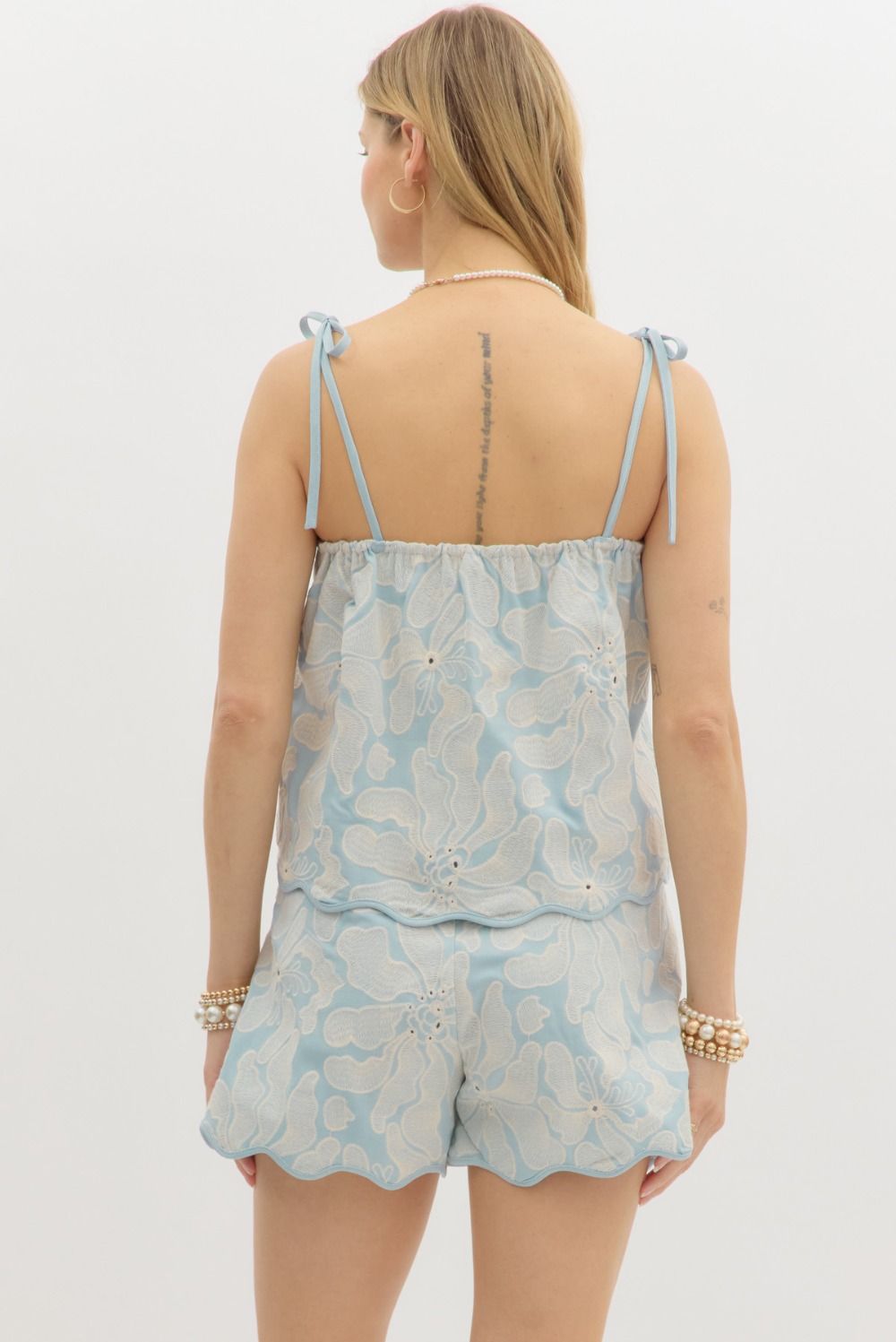 Floral Embroidered Pullover Top