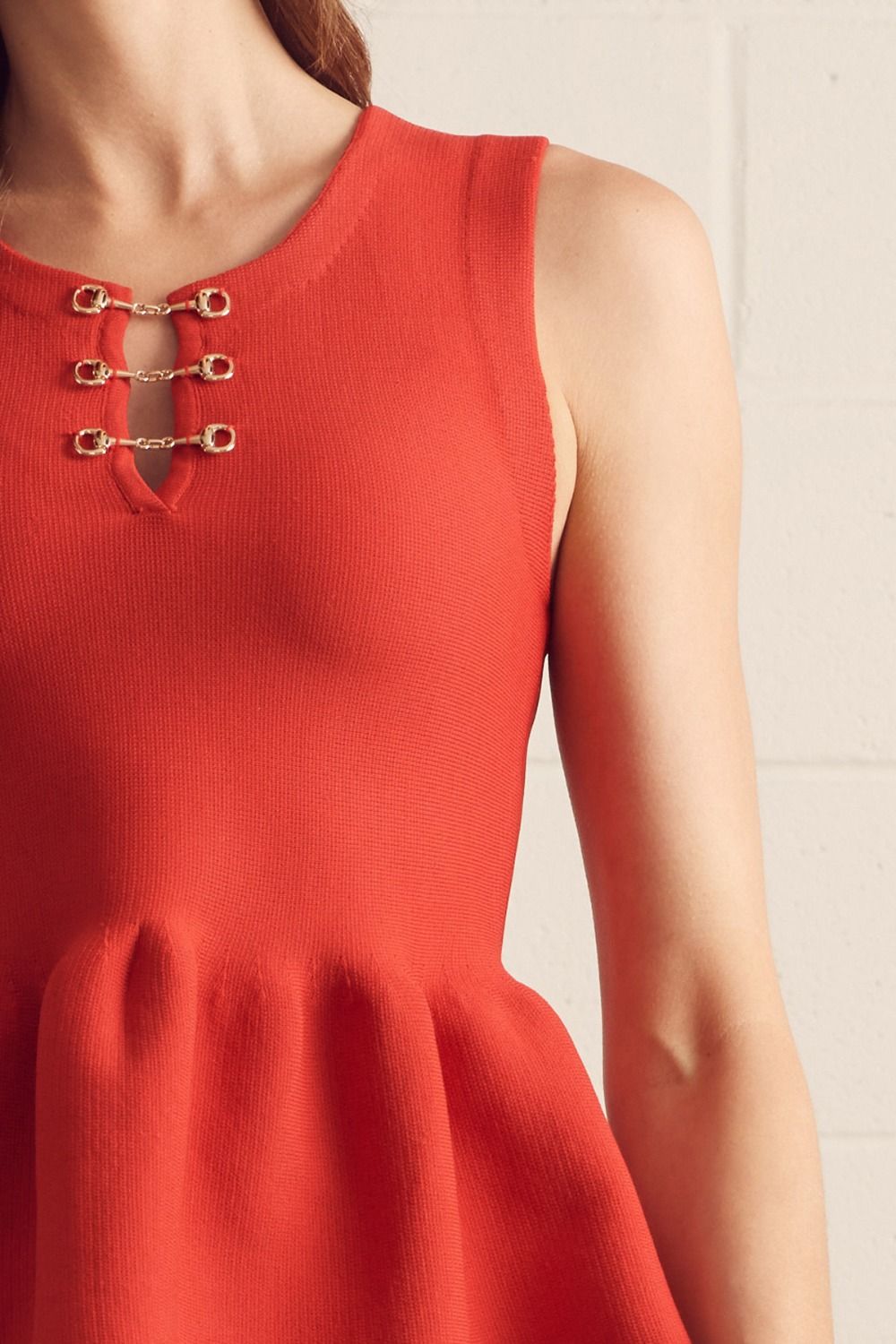 Knit Hardware Detail Top
