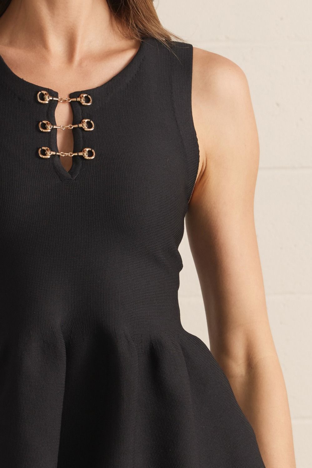 Knit Hardware Detail Top