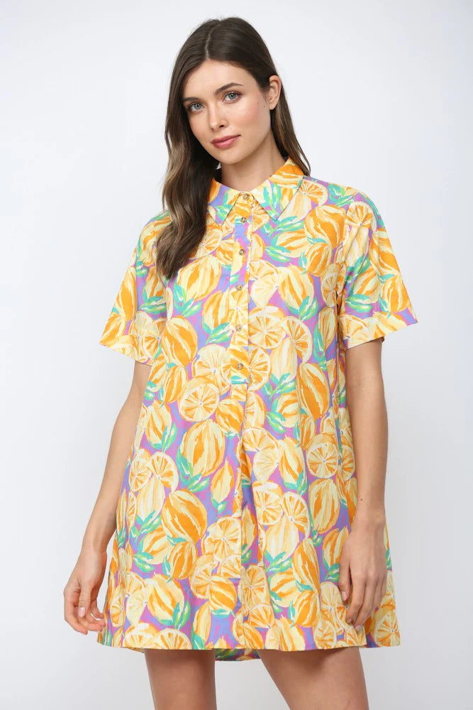 Fruit Print Dress