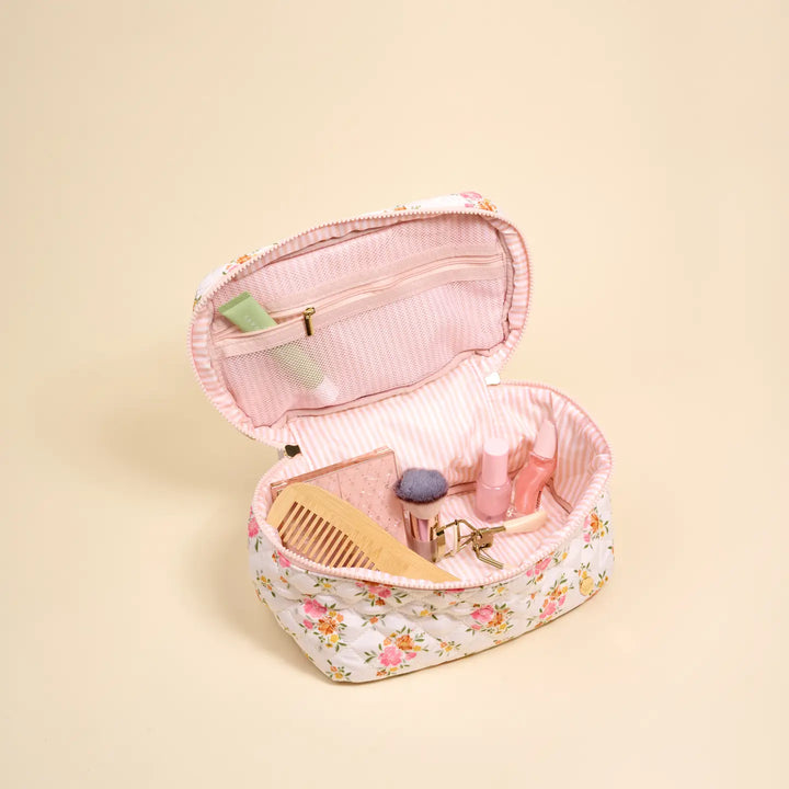 Glam & Go Quilted Cosmetic Bag