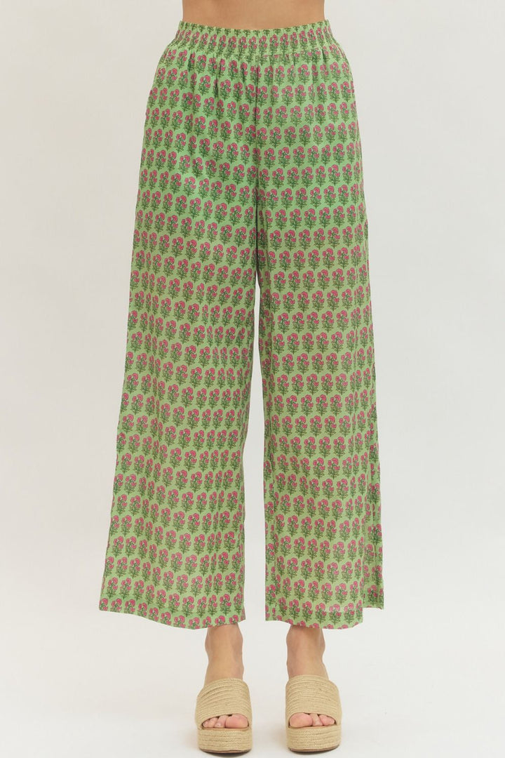 Botanical Wide Leg Pant