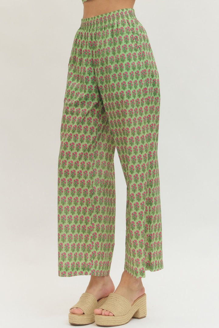 Botanical Wide Leg Pant