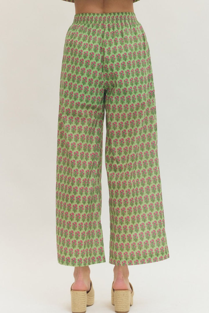 Botanical Wide Leg Pant