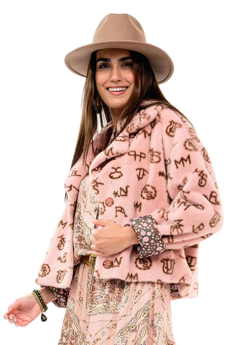 Branded Fur Jacket