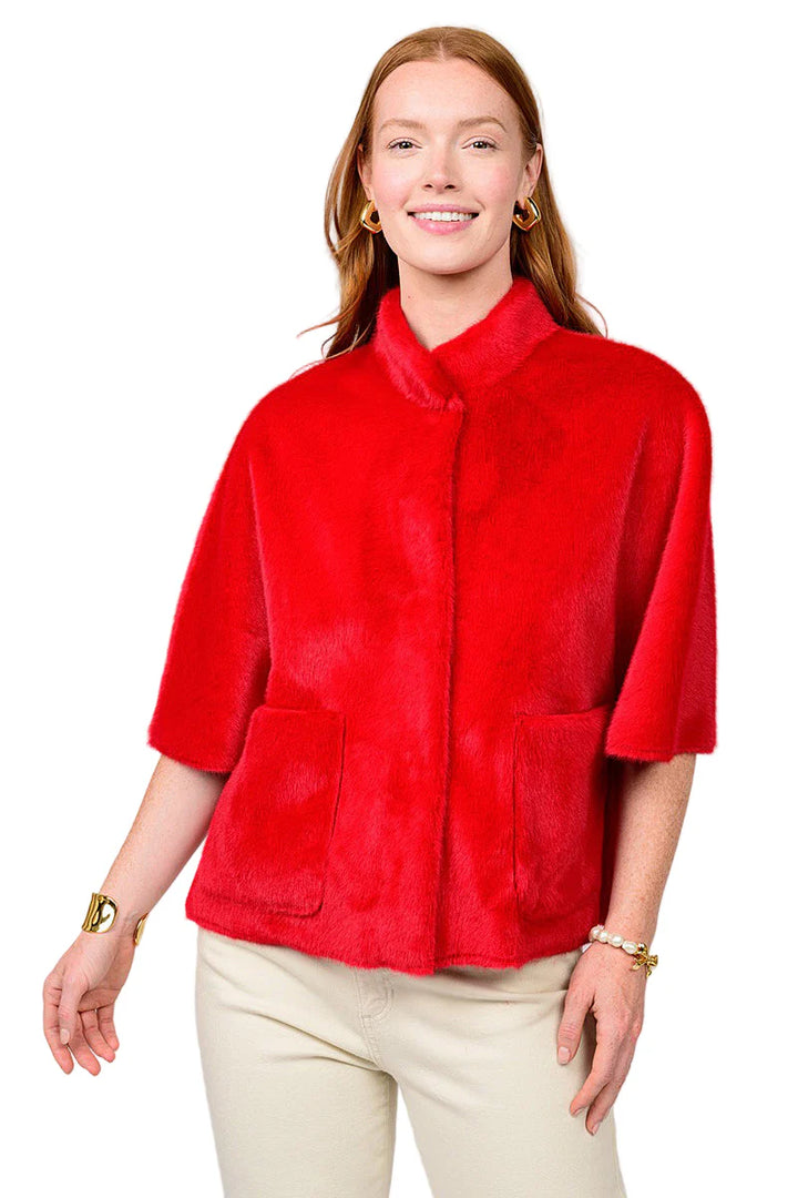 Ivy Jane Faux Capelet Jacket
