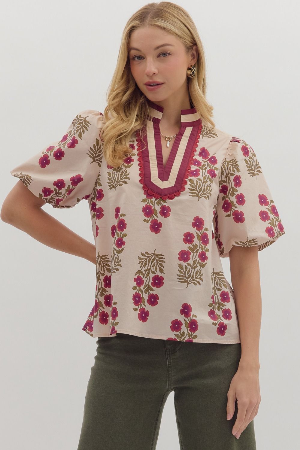 Floral Print Top