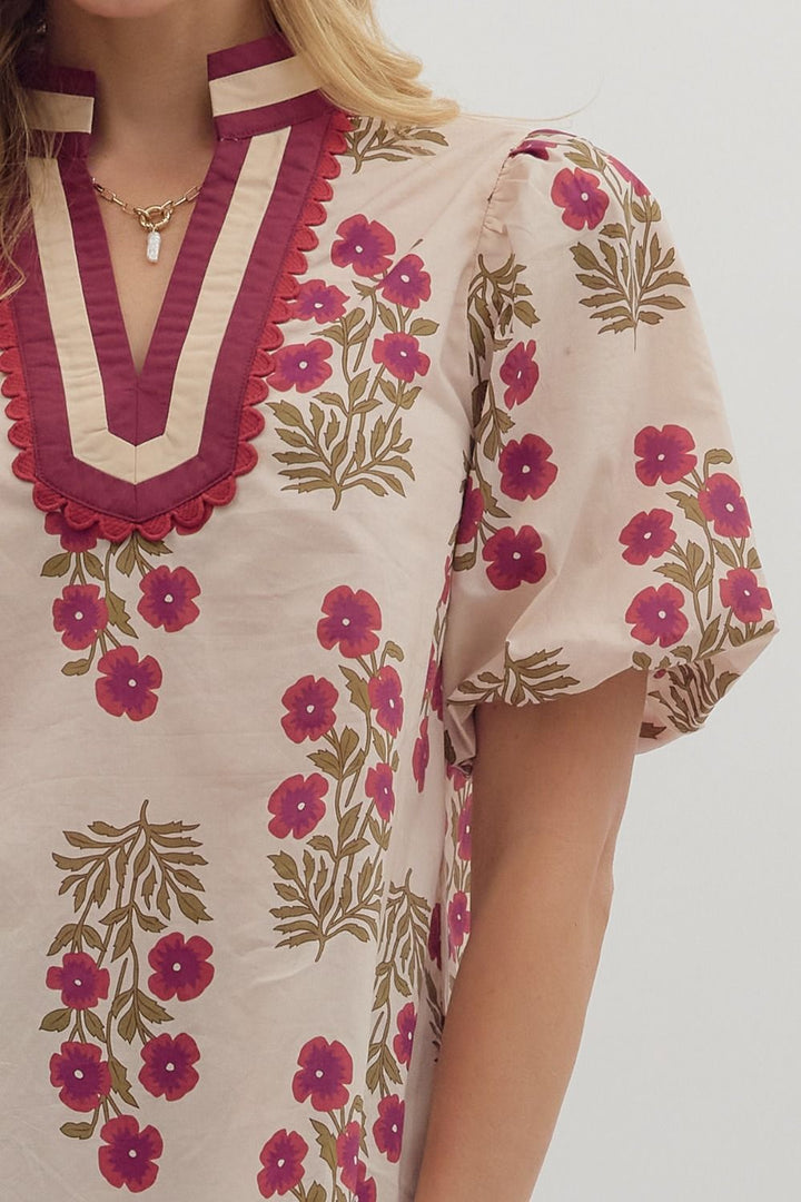 Floral Print Top