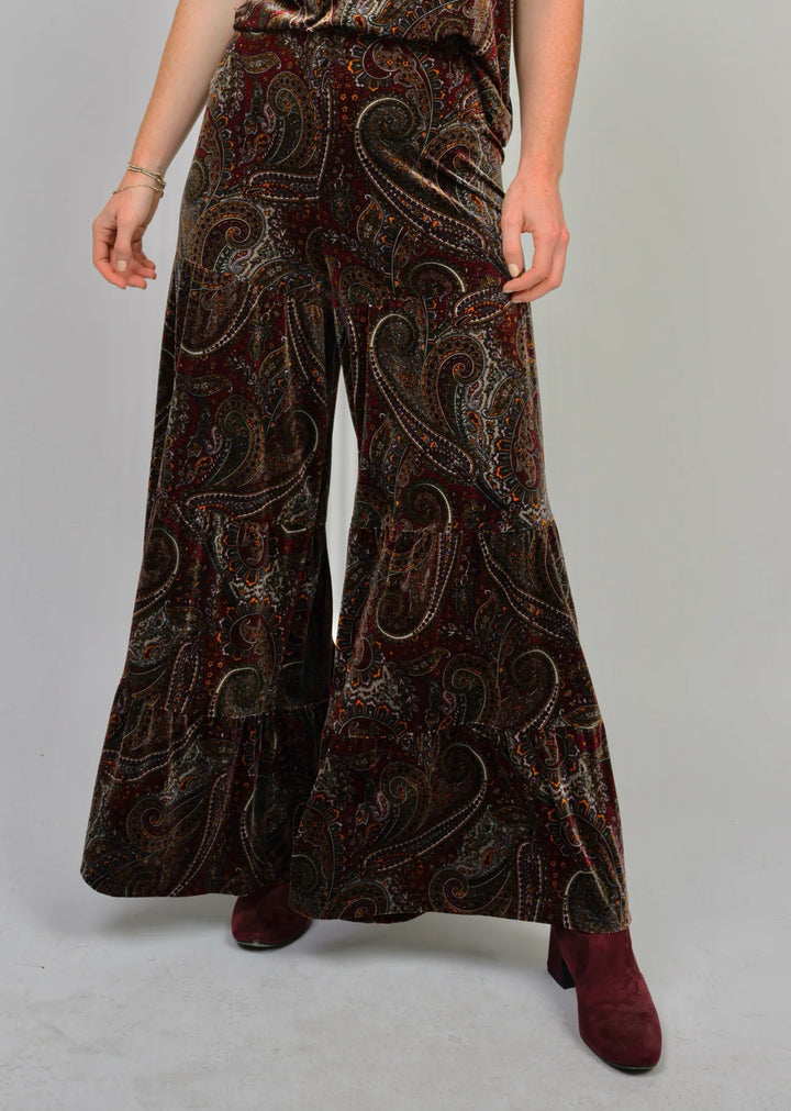 Paisley Velvet Pant