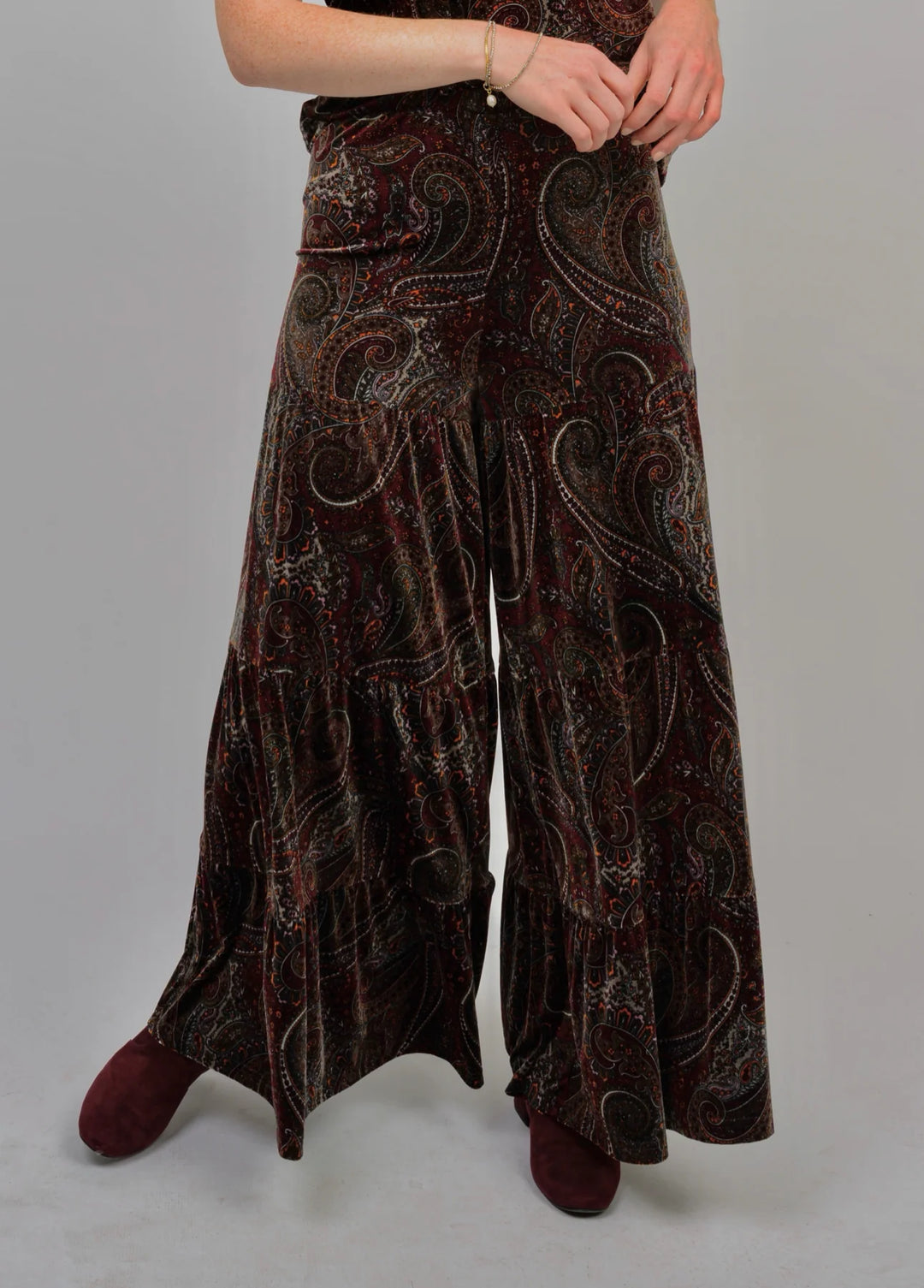 Paisley Velvet Pant