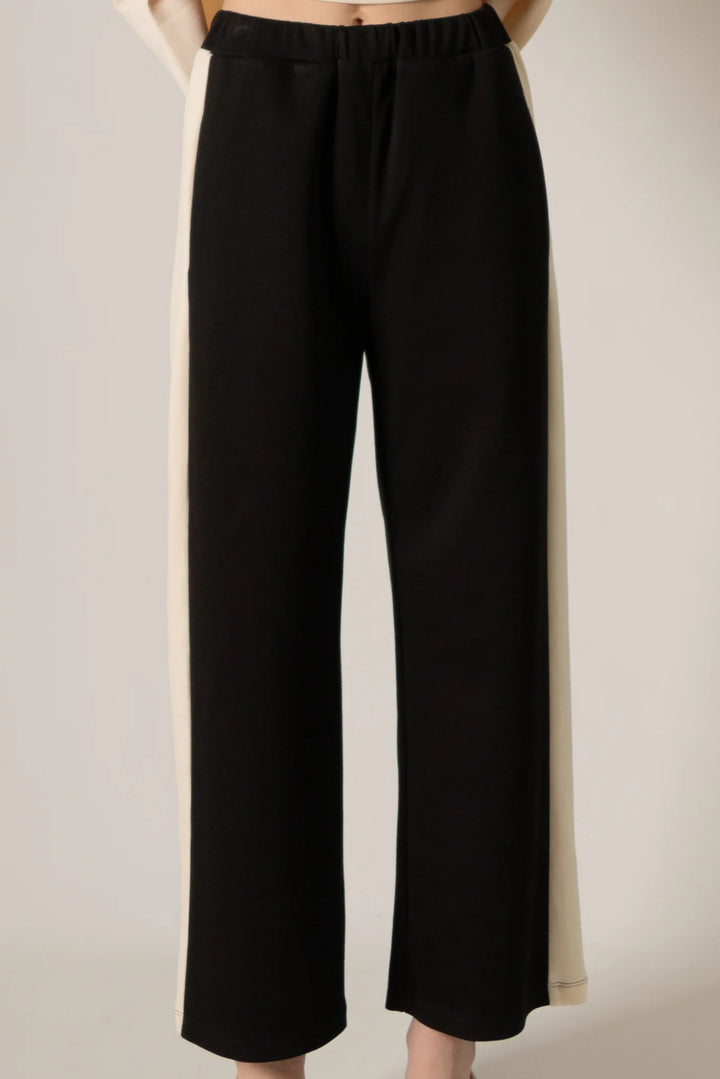 Side Stripe Wide Leg Pants