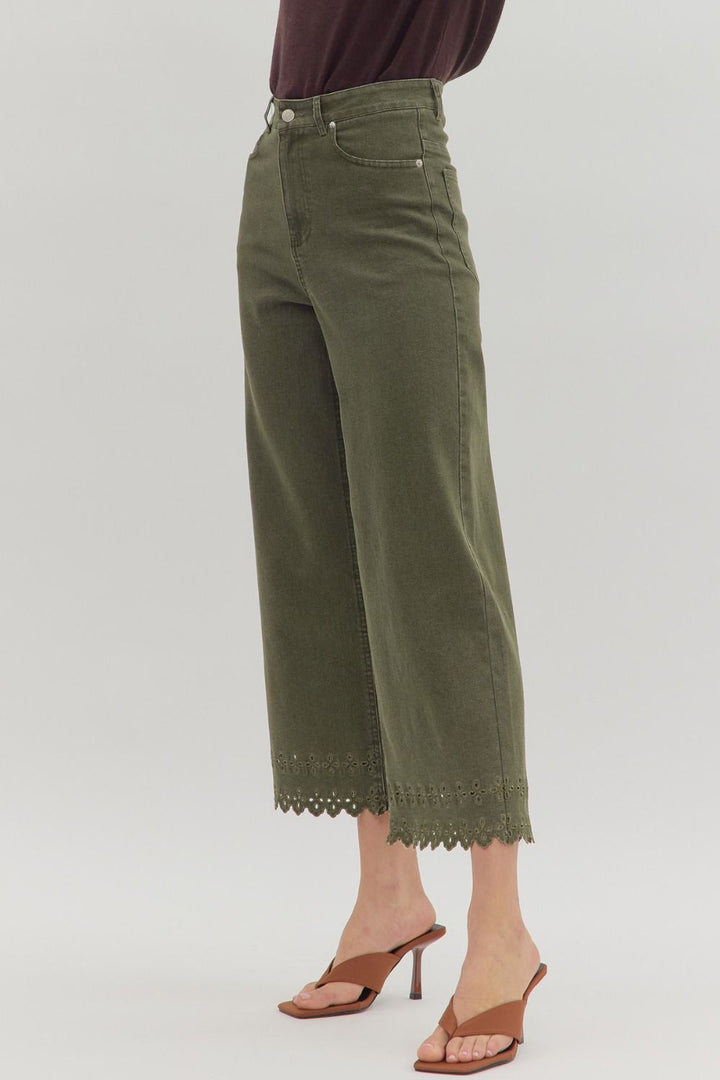 Lace Trim Pant