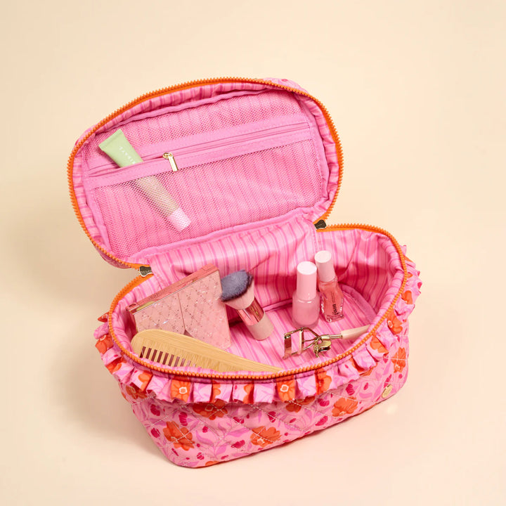 Glam & Go Quilted Cosmetic Pouch