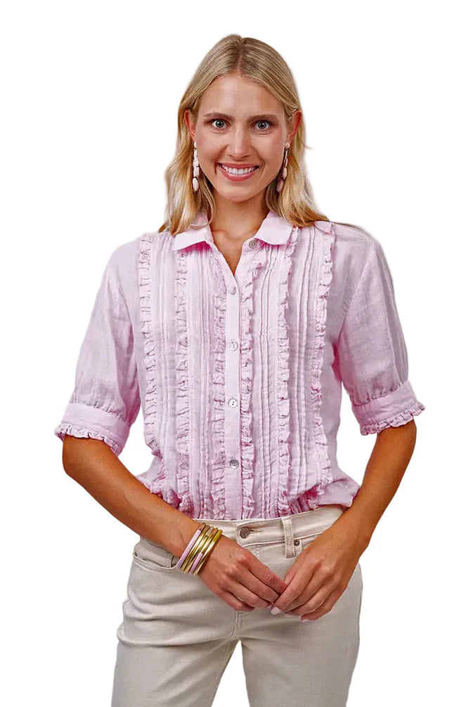 Tuxedo Gauze Shirt