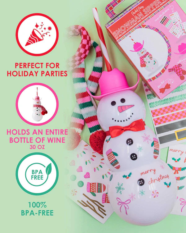 Snowman Sipper Bundle