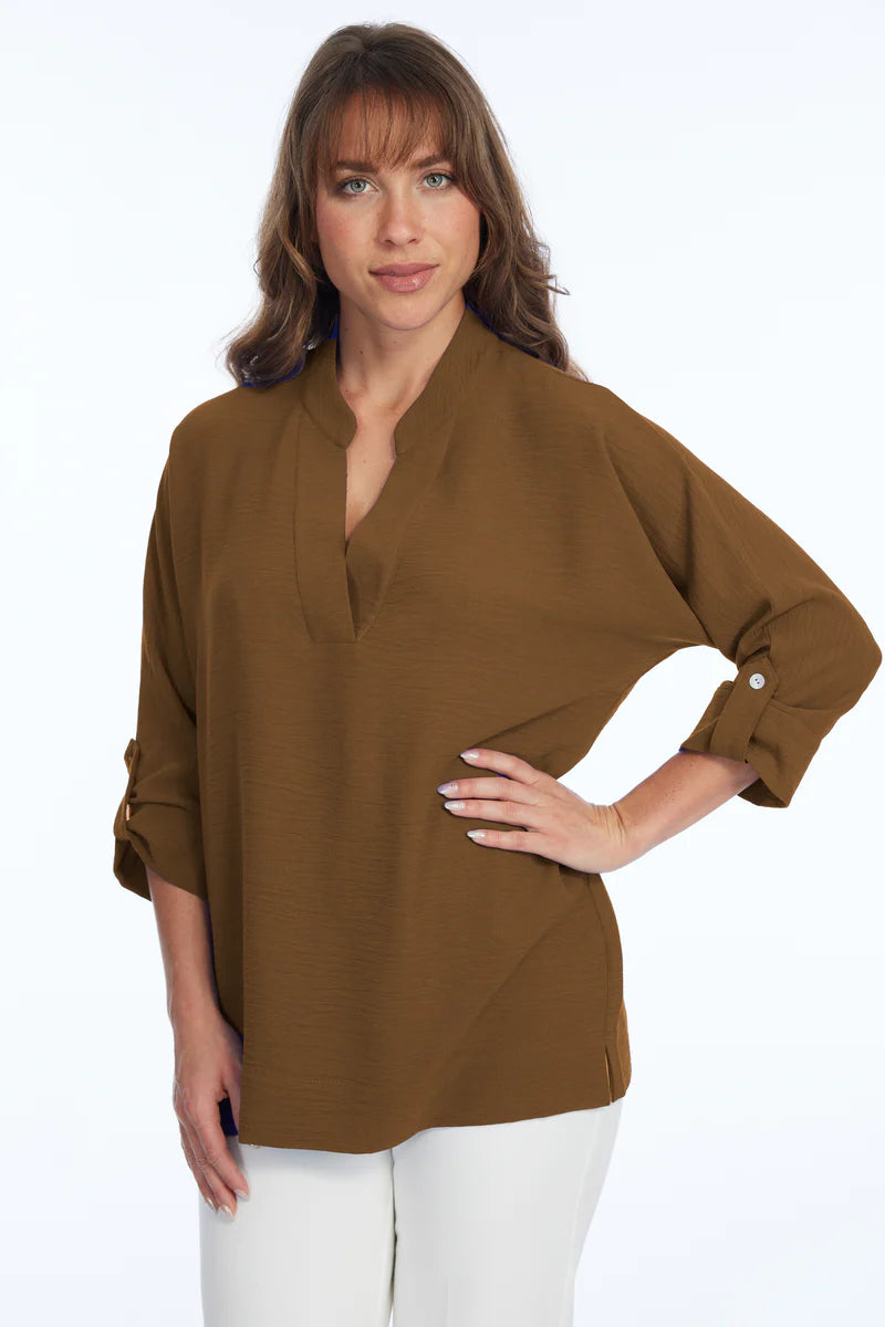 Frida Roll Tab Blouse