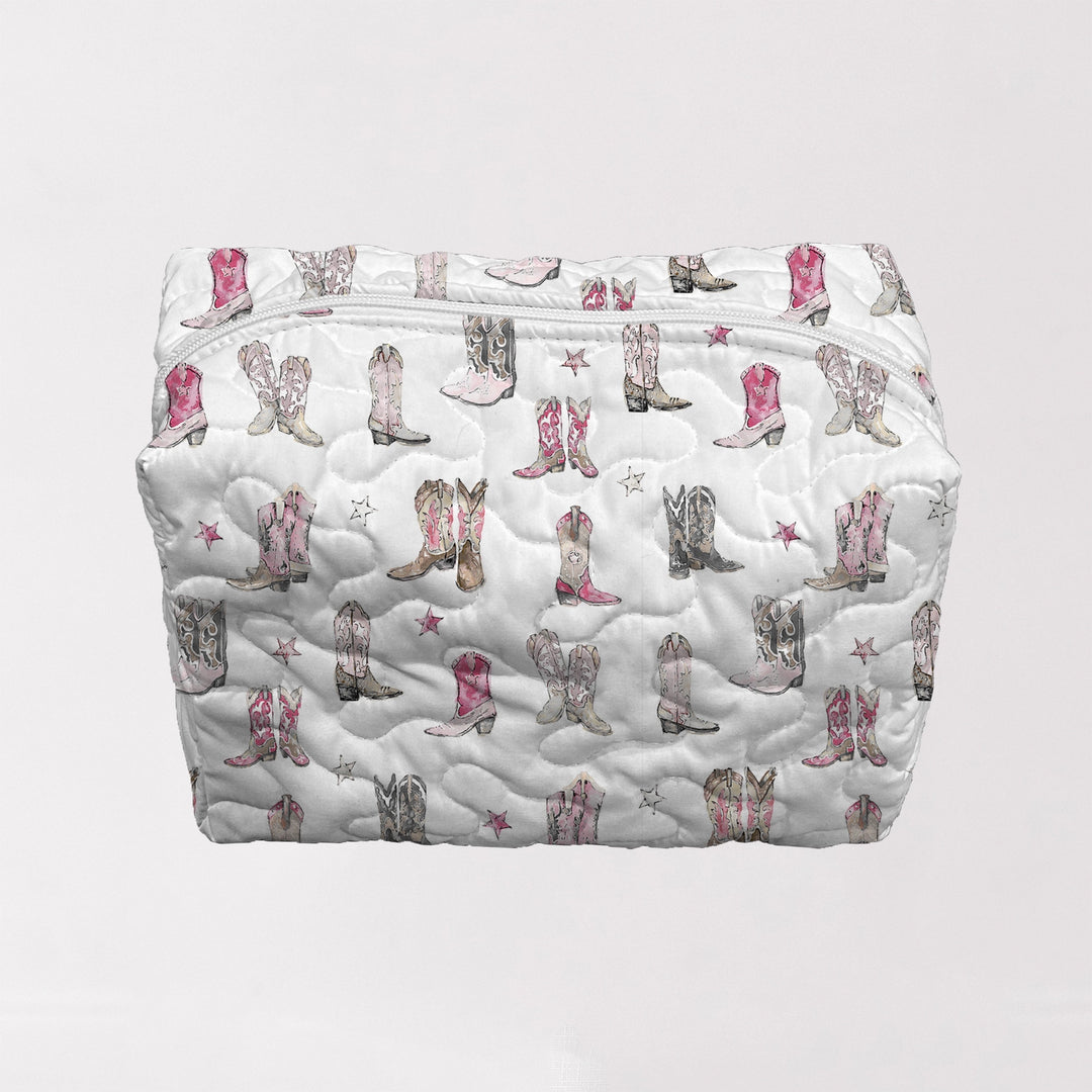 Quilted Makeup Bag