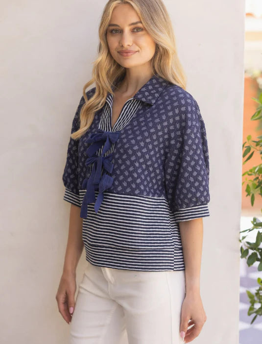 Front Bow Detail Top