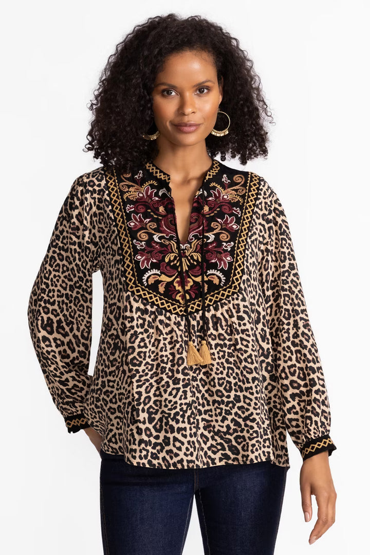 Deidre Tassel Yoke Blouse