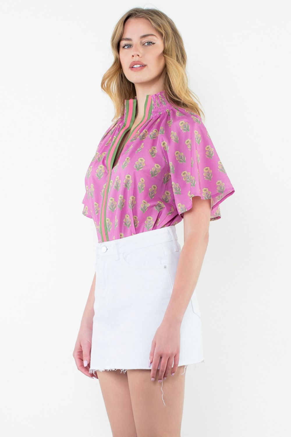 Flower Print Top